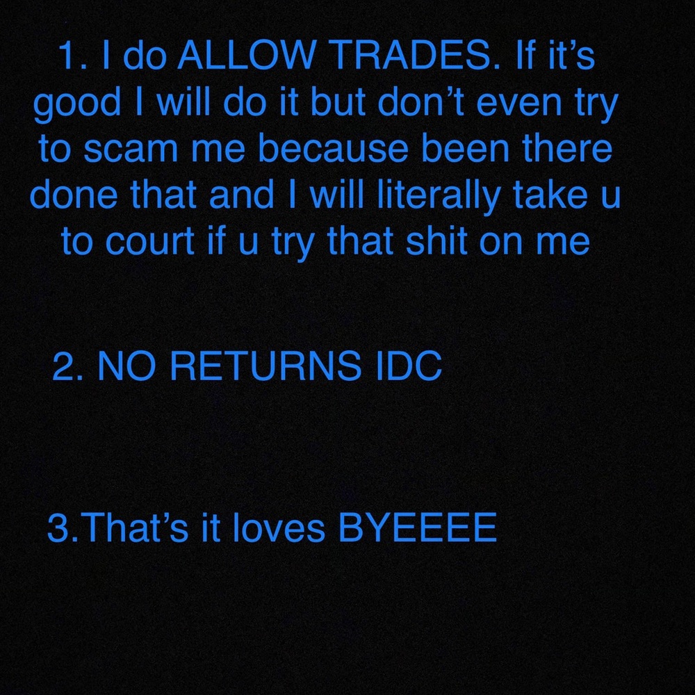 My store policy